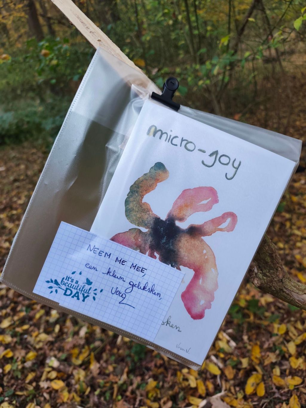 Een klein geluksken om uit te&nbsp;delen